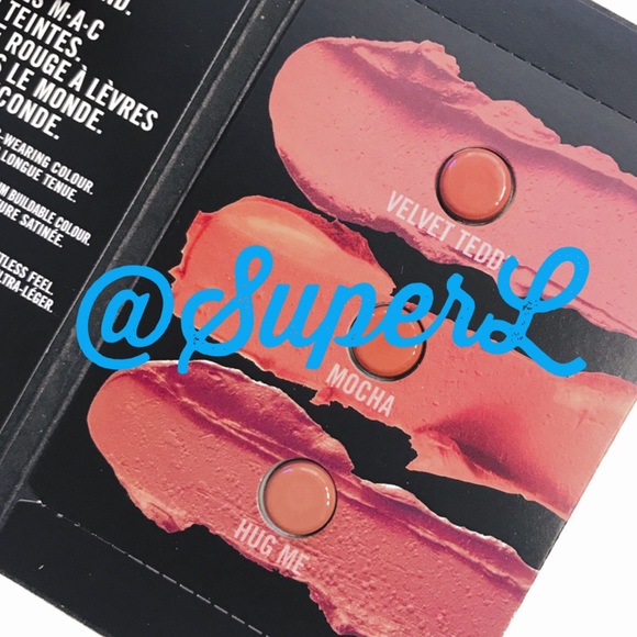 5/$15 NEW MAC Cosmetics Lipstick Hug Me Velvet Teddy Mocha Lip - Picture 2 of 8